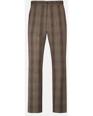 Vivienne Westwood Cruise Trousers Dandy Hunt Check - Grey