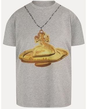 Vivienne Westwood Orb Classic T-Shirt Cotton - Grey