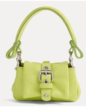 Vivienne Westwood Hazel Treasure Charm Handbag Supple Leather - Yellow