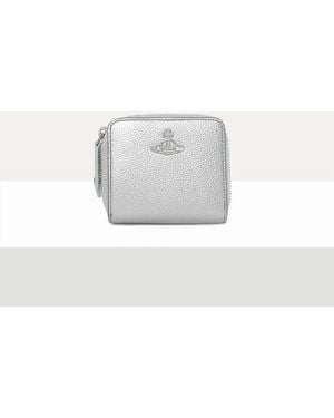 Vivienne Westwood Zip Medium Wallet Faux Leather - White