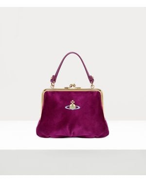 Vivienne Westwood Granny Frame Purse Velvet - Purple