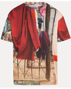Vivienne Westwood Oversized T-Shirt Printed Co Jersey - Red