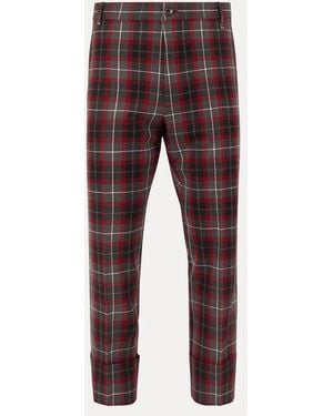 Vivienne Westwood George Turn-Up Trousers - Red