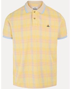 Vivienne Westwood Classic Polo Jacquard Piquet - Yellow