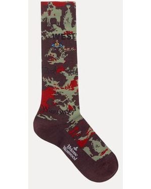 Vivienne Westwood Sock Cotton - Purple