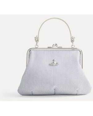 Vivienne Westwood Granny Frame Purse Classic Oxford Shirt - White