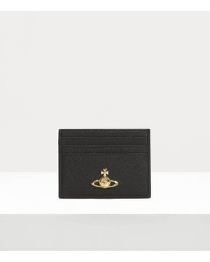 Vivienne Westwood Flat Card Holder Faux Leather - White