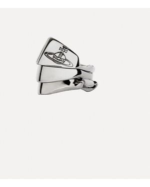 Vivienne Westwood Knuckleduster Ring - White