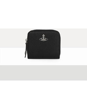 Vivienne Westwood Medium Zip Wallet Faux Leather - Black
