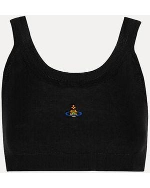 Vivienne Westwood Bea Bra Org. Mako' Cotton - Black