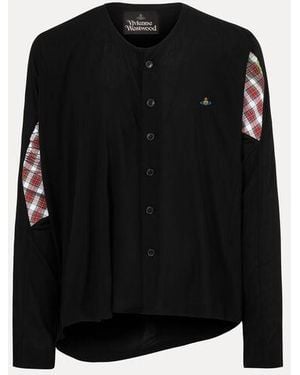Vivienne Westwood Drunken Grandad Shirt Fetzen - Black