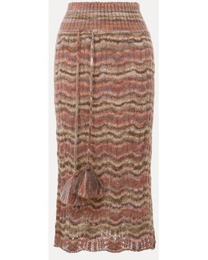 Vivienne Westwood Flora Skirt Mohair Alpaca Blend - Brown