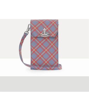 Vivienne Westwood Phone Bag Polyurethane Polyester Cotton - Purple