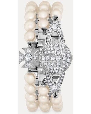 Vivienne Westwood The Strand Watch Stainless Steel - White