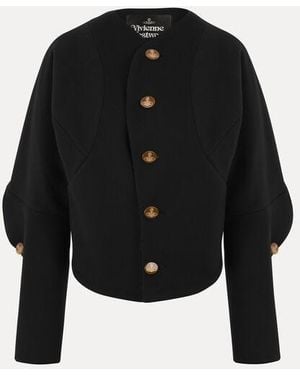 Vivienne Westwood Pourpoint Jacket Melton - Black