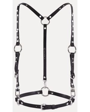 Vivienne Westwood Harness Belt Leather - White