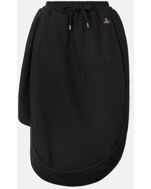 Vivienne Westwood Zingara Skirt Medium Cotton Felpa - Black