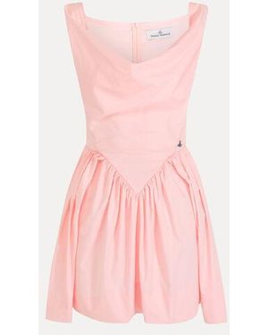 Vivienne Westwood Mini Sunday Dress Compact Poplin - Pink