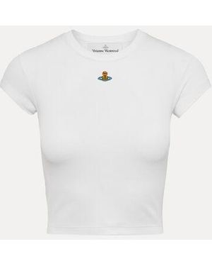 Vivienne Westwood Baby Peru T-Shirt Rib Jersey - White
