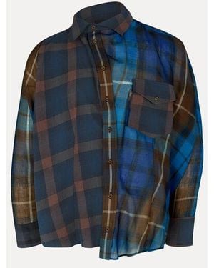Vivienne Westwood Chaos Shirt Buchanan/Check Mix - Blue