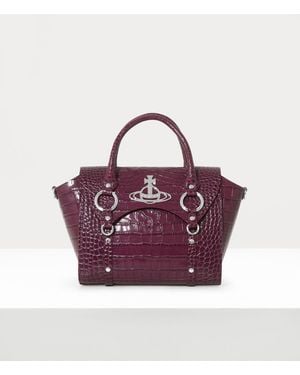 Vivienne Westwood Medium Betty Handbag Leather - Purple