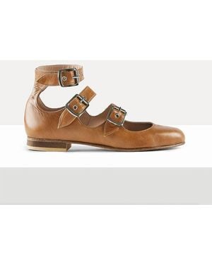 Vivienne Westwood Roman Three Strap Sandal Leather - Brown