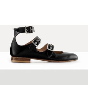 Vivienne Westwood Roman Three-Strap Sandal Leather - Black
