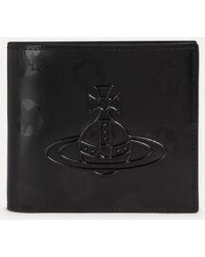 Vivienne Westwood Bifold Wallet Shiny Leather - Black