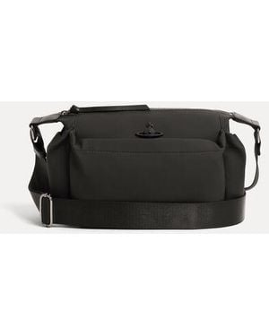 Vivienne Westwood Lee Crossbody Bag Coated Fabric - Black