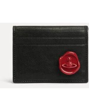 Vivienne Westwood Card Holder Supple Leather - White