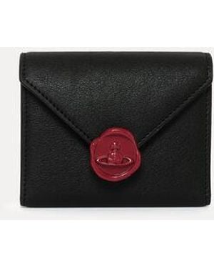 Vivienne Westwood Envelope Trifold Wallet Supple Leather - White