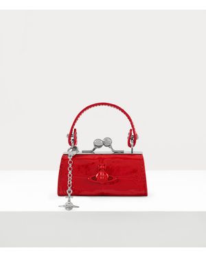 Vivienne Westwood Doll Bag Patent Croc Ed-enamel-orb One Size Women - Red