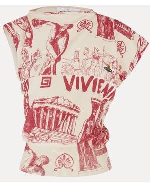 Vivienne Westwood Justine Top Cashmere Cotton - Pink