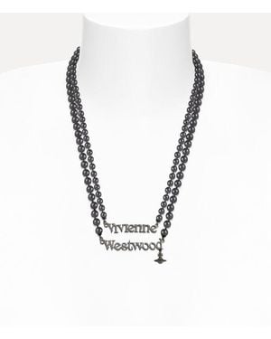 Vivienne Westwood Emilio Necklace - Metallic