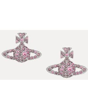 Vivienne Westwood Grace Bas Relief Stud Earrings - Pink