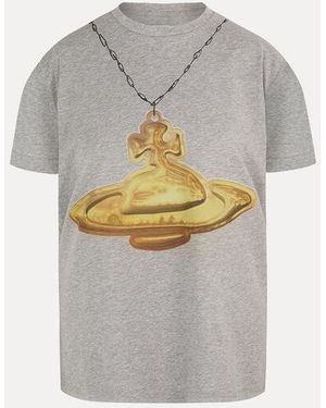 Vivienne Westwood Orb Classic T-Shirt Cotton - Grey