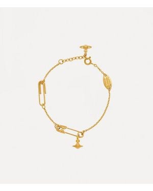 Vivienne Westwood Safety Pin Bracelet - Metallic