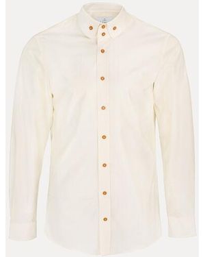 Vivienne Westwood Two Button Krall Shirt Heritage Twill Shirt - Natural