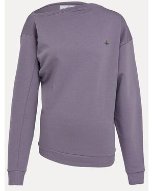 Vivienne Westwood Hebo Jumper Cotton - Purple