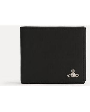 Vivienne Westwood Billfold Wallet Supple Leather - Black