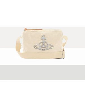 Vivienne Westwood Jude Crossbody Canvas - Natural