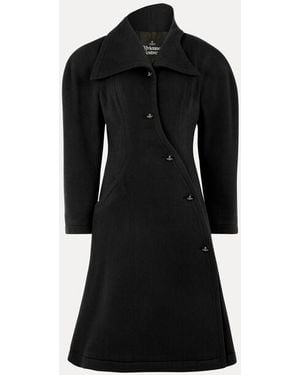 Vivienne Westwood Breeze Coat Melton - Black