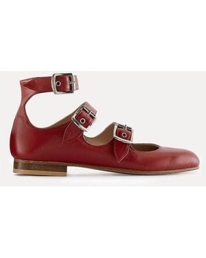 Vivienne Westwood Roman Three-Strap Sandal Leather in Black | Lyst UK
