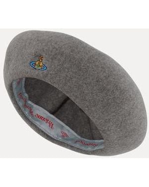 Vivienne Westwood Basque Beret Basque Wool - Grey
