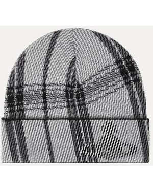 Vivienne Westwood Tartan Beanie Bi Tartan - Grey