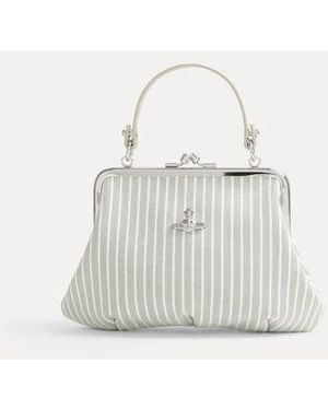 Vivienne Westwood Granny Frame Purse Classic Oxford Shirt - White