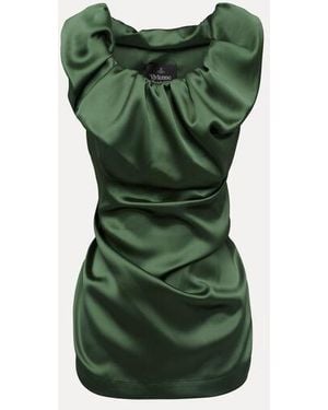 Vivienne Westwood Ginnie Draped Top - Green