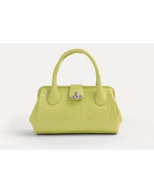Vivienne Westwood Pamela Small Bag Emboss Croc Leather - Yellow