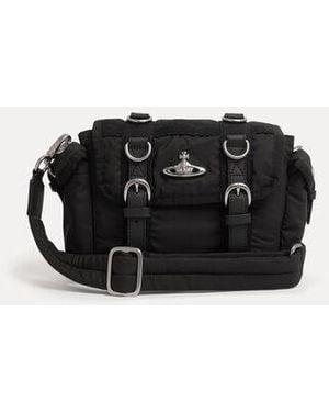 Vivienne Westwood Rocky Satchel Tech Pl - Black