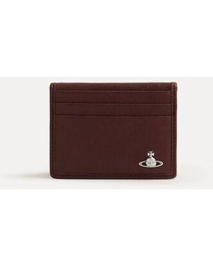 Vivienne Westwood Card Holder Supple Leather - Brown